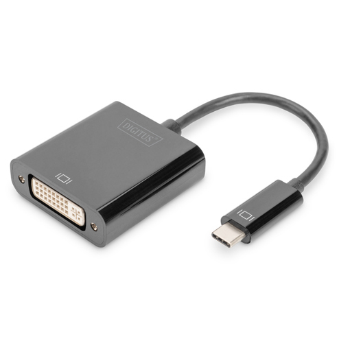 Digitus USB Typ-C zu DVI Adapter - Hochwertiger Grafik-Adapter für Ihre Geräte